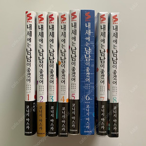초판) 내세에는 남남이 좋겠어 1-8권 전권 초판 순정만화 만화책