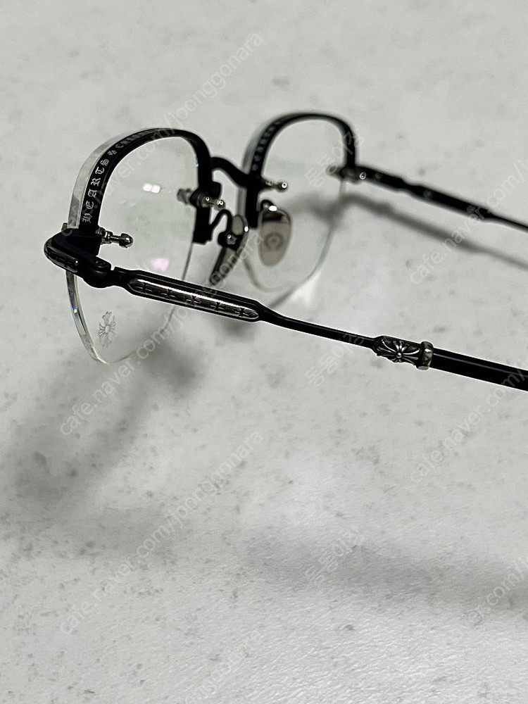 (24.02월 현대백화점 영수증) 크롬하츠 프로스티드 반무테 안경 블랙/실버--3