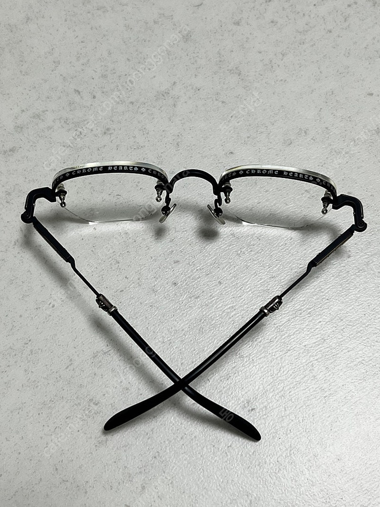 (24.02월 현대백화점 영수증) 크롬하츠 프로스티드 반무테 안경 블랙/실버--4