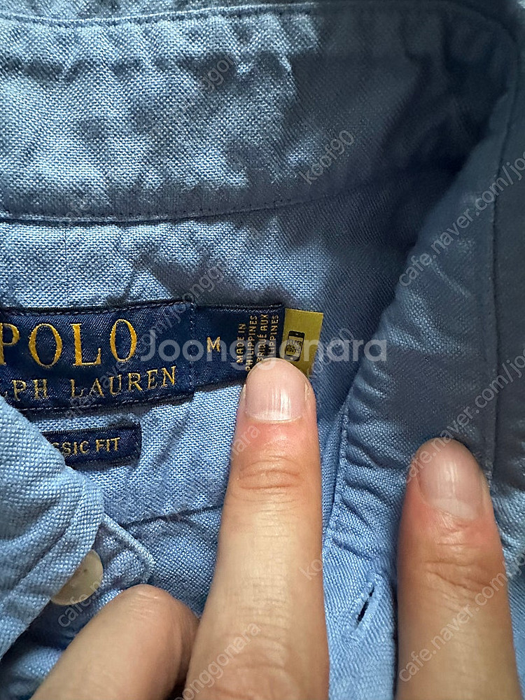 (QR인증) 폴로 옥스포드 셔츠 M--1