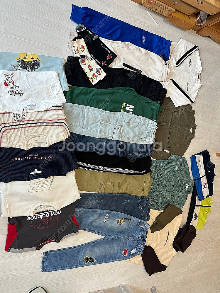 남아130자라키즈,닥스키즈,뉴발,타미 등 21벌 일괄택포--0