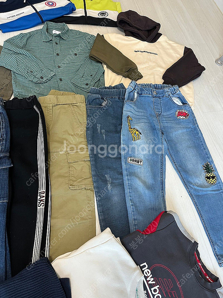 남아130자라키즈,닥스키즈,뉴발,타미 등 21벌 일괄택포--2