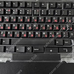 JTK Classic Cyrillic black 삼중사출 키릴 블랙 키캡