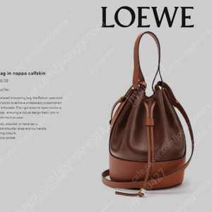 로에베 LOEWE 벌룬백 미듐사이즈(거의새거)