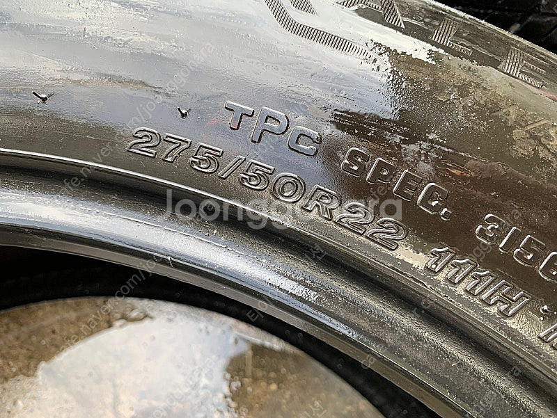 275 50 22 브리지스톤 알렌자 올시즌 중고타이어 ...--3