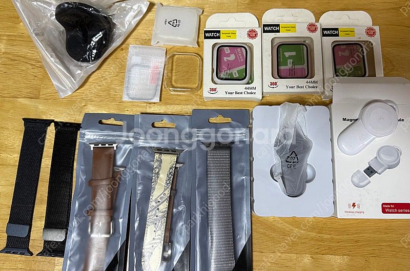 애플워치 SE 스페이스그레이 44mm 나이키--1