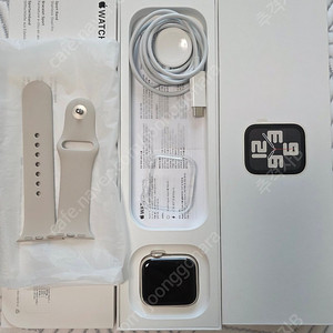 애플워치se2 40 mm 스트라이트 + 투명케이스