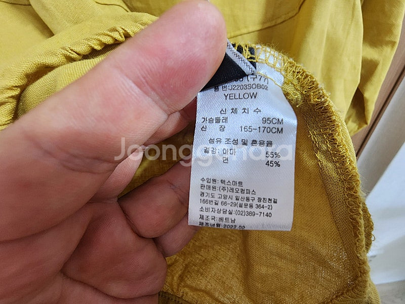 (77)여성 조이너스 린넨 셔츠 블라우스--3