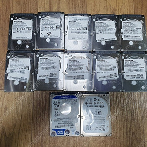 [울산직or택배] 노트북 컴퓨터용 2.5인치 500GB HDD 하드디스크 12개 처분합니다!