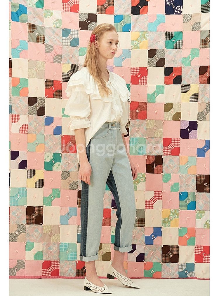 쟈니헤잇재즈 JOHNNY HATES JAZZ 배색 팬츠--0