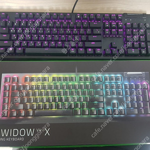 레이저키보드 블랙위도우 V4 X