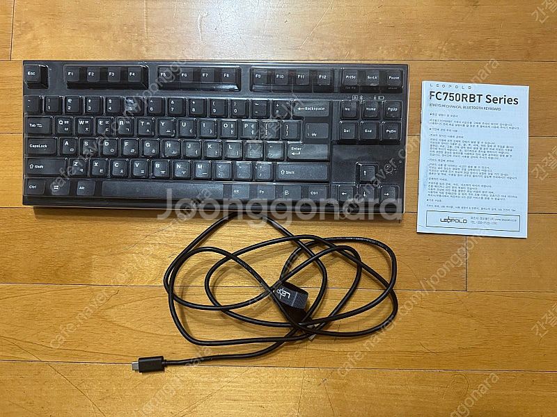 레오폴드 FC750RBT 블랙 저소음적축 저적 블루투스...--0