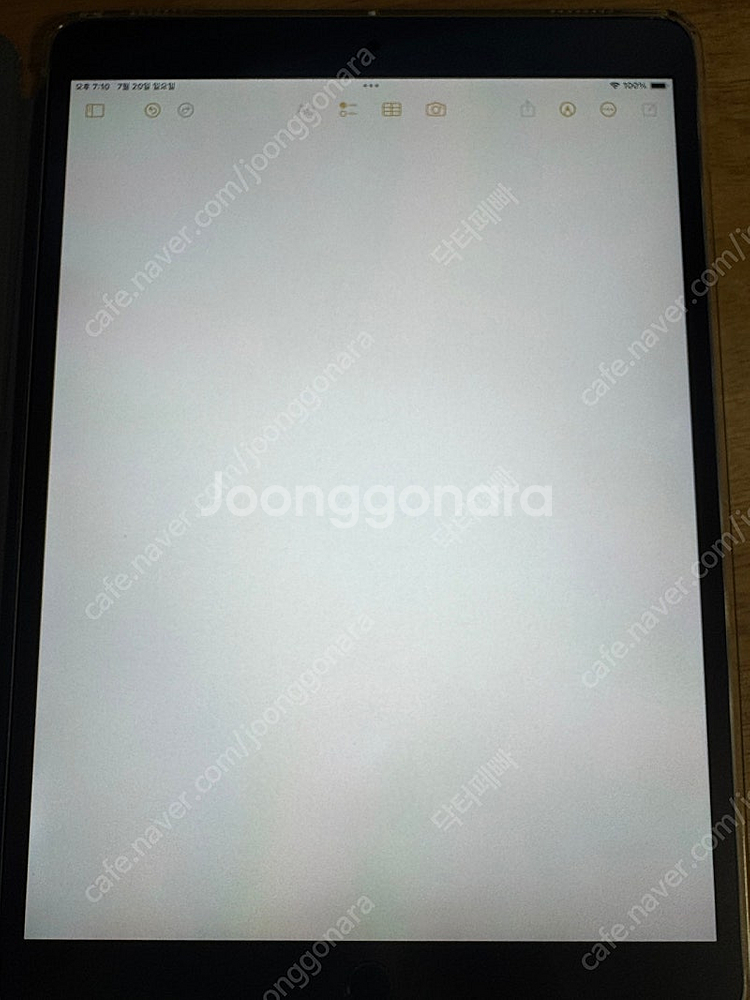 아이패드프로 10.5 256 셀룰러(스그) 팝니다--1