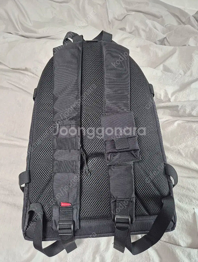 슈프림 19FW 코듀라 백팩 가방 블랙--3