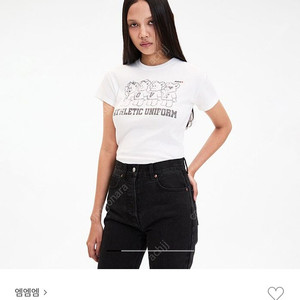 매니모어몽 mmm 크롭티셔츠