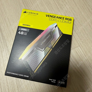 커세어 VENGEANCE RGB DDR5 9200MHz CUDIMM 48Gb(24GBx2) 판매합니다