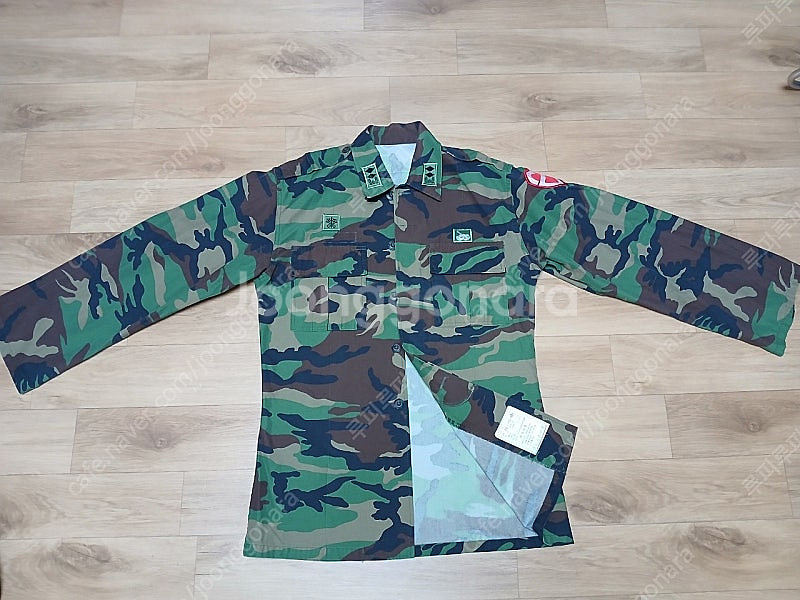 군대 밀리터리 수집 얼룩무늬 구형 전투복 수통모자벨트--2