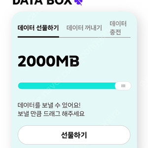 kt 데이터 2기가