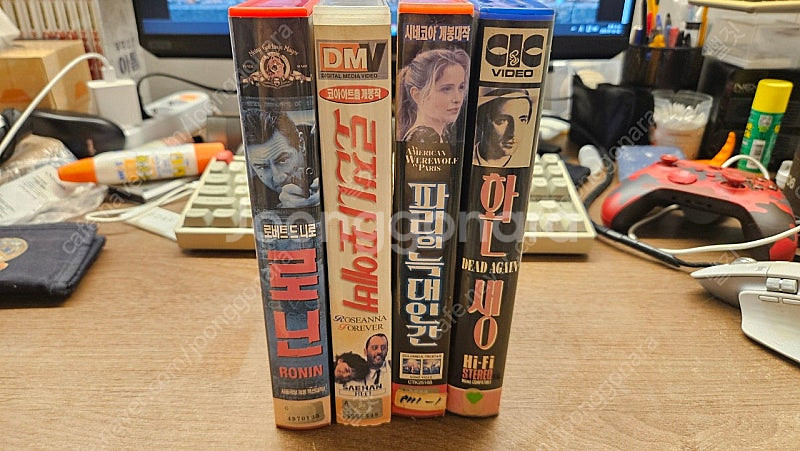 VHS비디오테이프 환생, 로닌 , 파리의늑대인간 , 로...--0