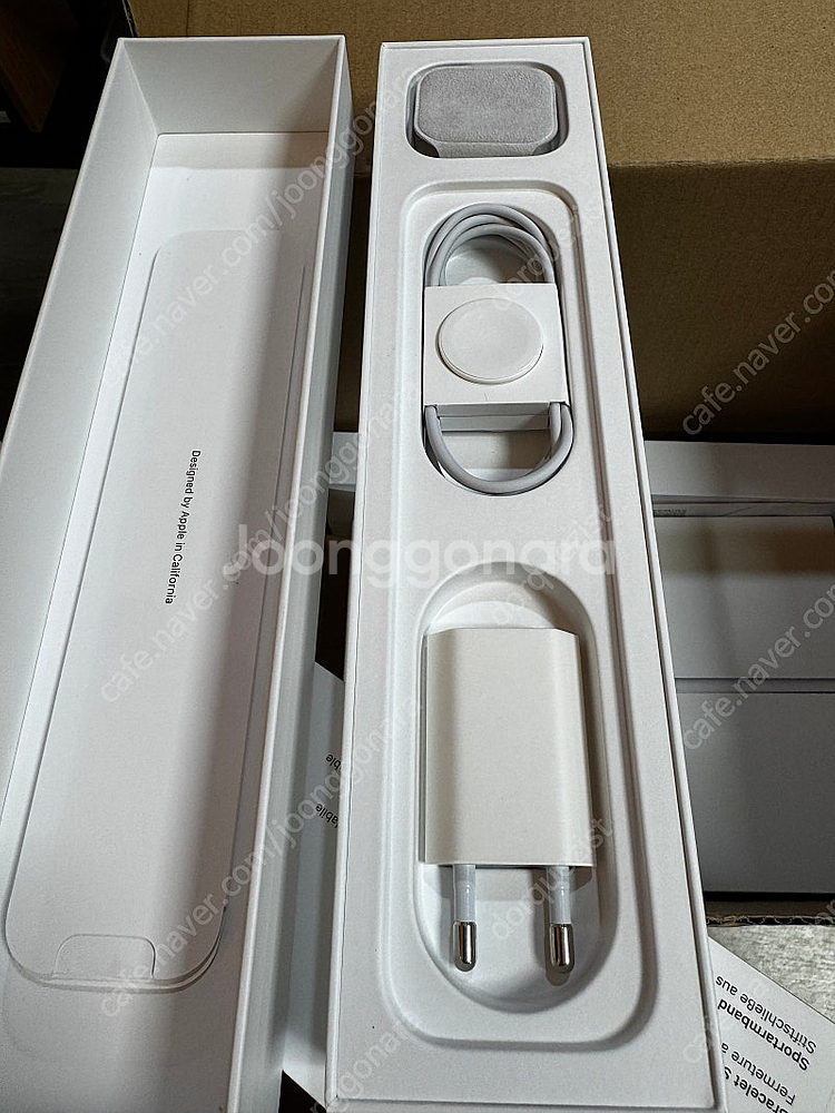애플워치 5 44mm 스트랩 박스 팝니다.--2