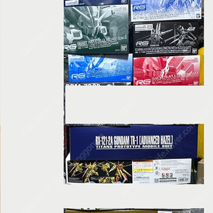 한정판 건프라 판매합니다. (PG암드아머, MG백식 라이즈카인, 어드밴스드헤이즐, RG아카츠키 시라누이, 오오와시, 소드임펄스, 블래스트임펄스, 빌드스트라이크 풀패키지 시스템이미지