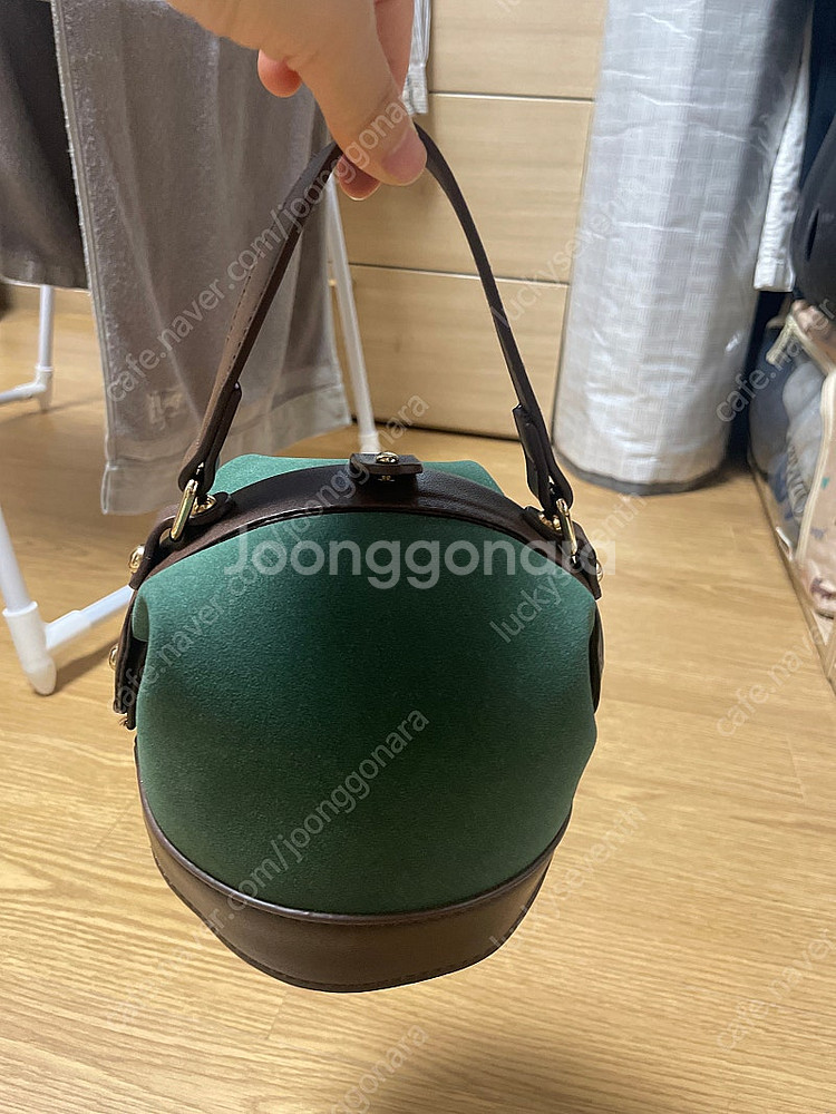 그린 버킷백 새상품--0