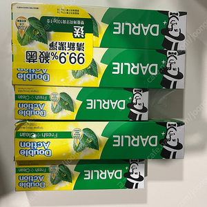달리 치약 홍콩 더블액션 더블민트 225g 3개 100g 2개