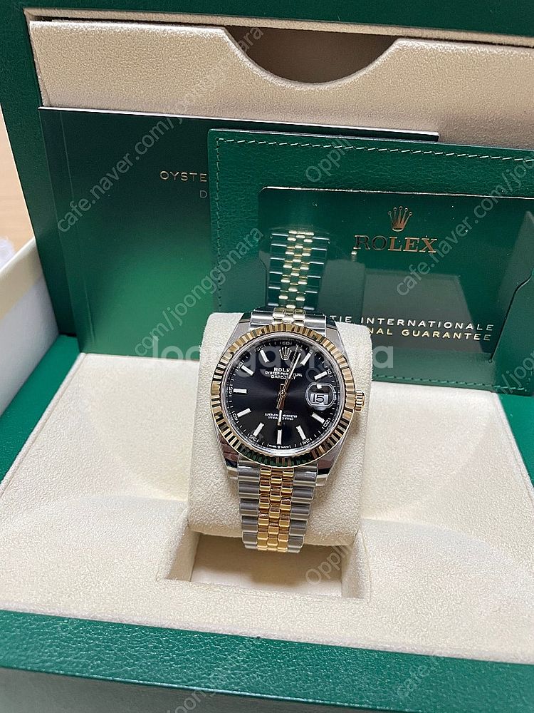 로렉스 신형 데이저스트 검판바 옐로우콤비 41MM 12...--1