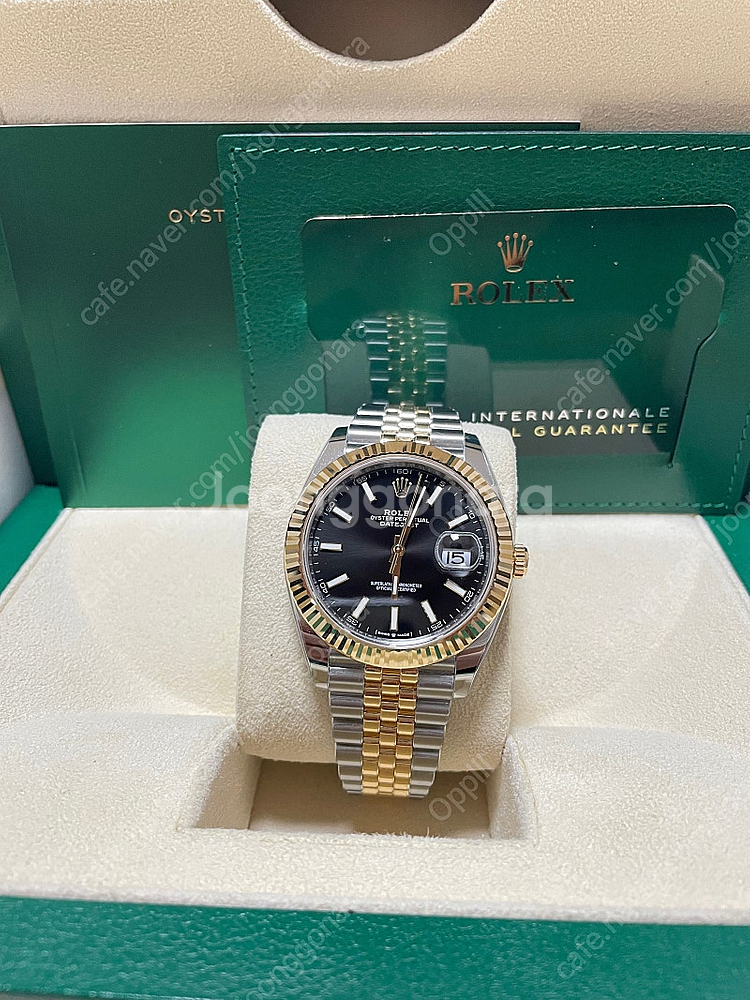 로렉스 신형 데이저스트 검판바 옐로우콤비 41MM 12...--4