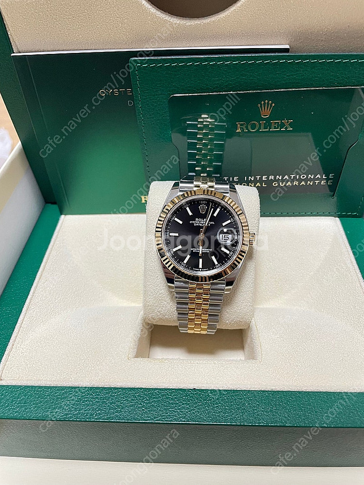 로렉스 신형 데이저스트 검판바 옐로우콤비 41MM 12...--5
