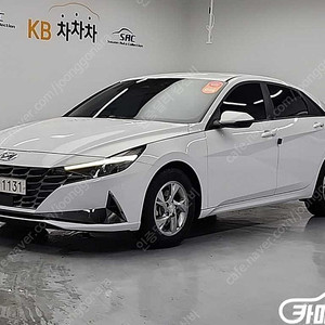 중고차 아반떼 (CN7) 1.6 스마트 (5인승) 2021 년식 흰색 중고자동차 가격