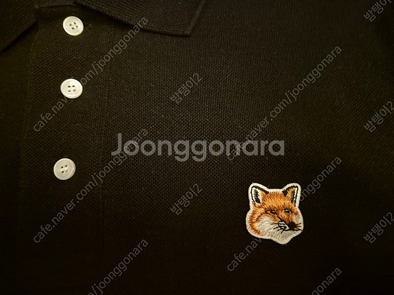[M]메종키츠네 25ss 폭스헤드 카라티 블랙 새상품 ...--2