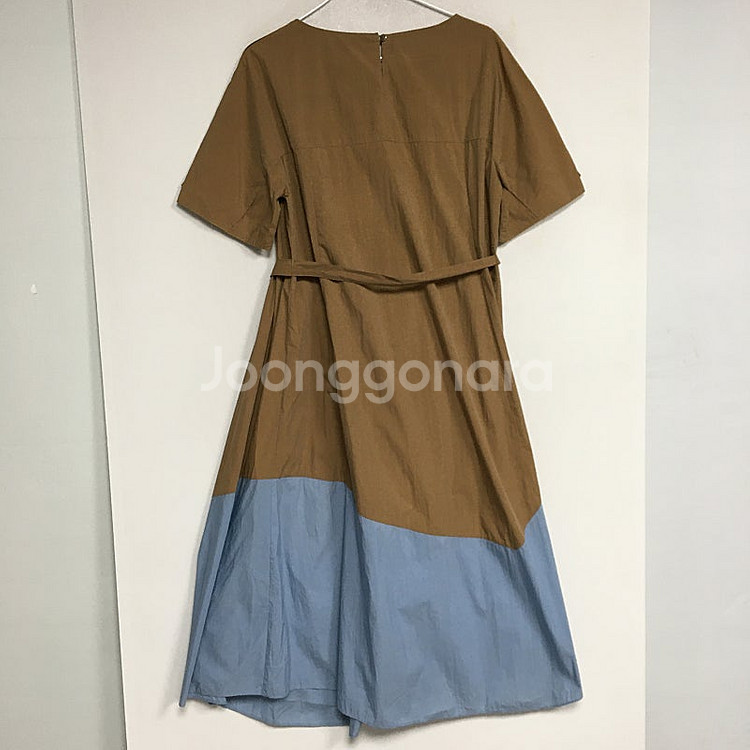 ZOOC 주크 배색 플레어 벨트 원피스 66 / 랑방 ...--3