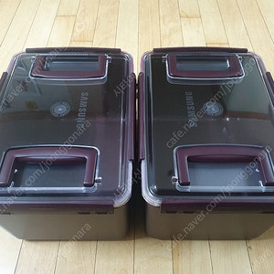 딤채 김치통 12.2L / 11.7L, 삼성 김치통 10.9L, 딤채 김치통 15.3L