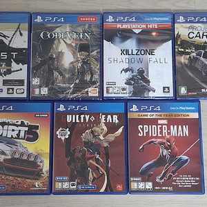 ps4 게임 7장 일괄 판매합니다
