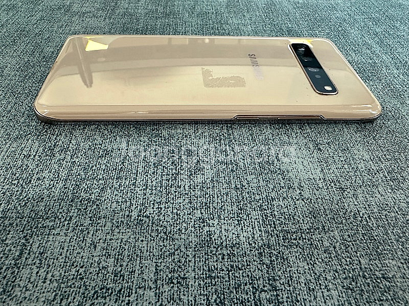 갤럭시S105G 256기가 골드색상 파손없는 단말자급제...--5