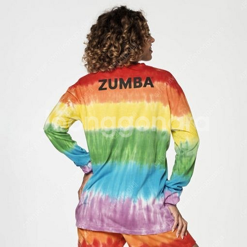 줌바 무지개티 XS사이즈--1