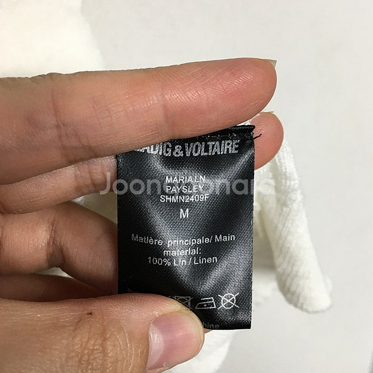 쟈딕앤볼테르 정품 린넨 반팔 니트 M / 랑방 마인 오브제 타임 럭키슈에뜨 산드로 마쥬 오르 시에 시스템--2