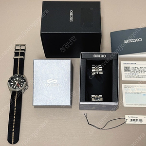 세이코 SSK001 GMT 오토매틱 시계 (브슬 미사용 새상태)