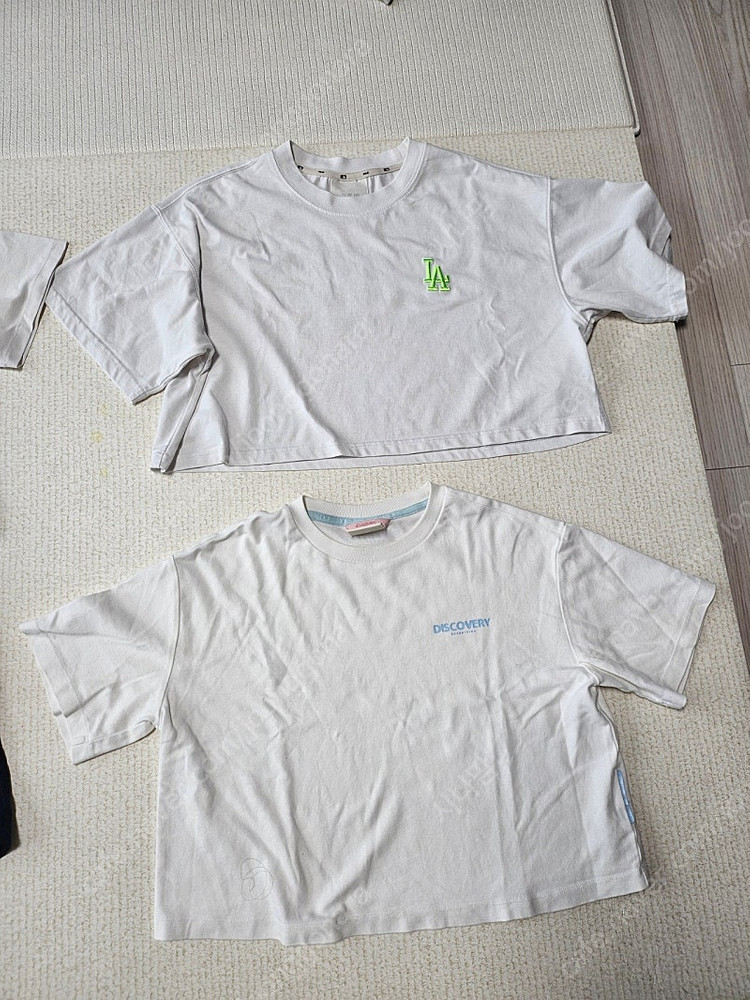 디스커버리 엠엘비등크롭반팔티--0