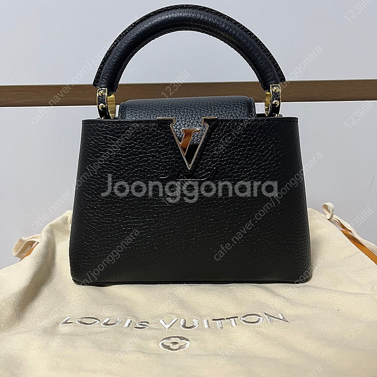 루이비통 카퓌신 미니 블랙 2회착용 백화점구매 풀구성 ...--1