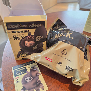 팝마트 라부부 x 코우 요코야마 머신크리어 ma.k. 피규어 새상품