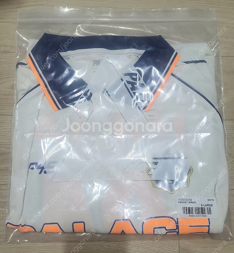 팔라스 크리켓 저지 화이트 XL 새상품 palace--1