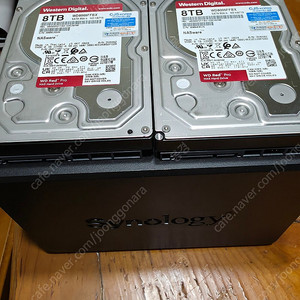 시놀로지 ds423+ wd red nas hdd 8T 2개 팝니다