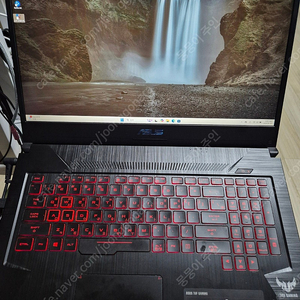 아수스 17인치 게이밍노트북 I7 8750h gtx10