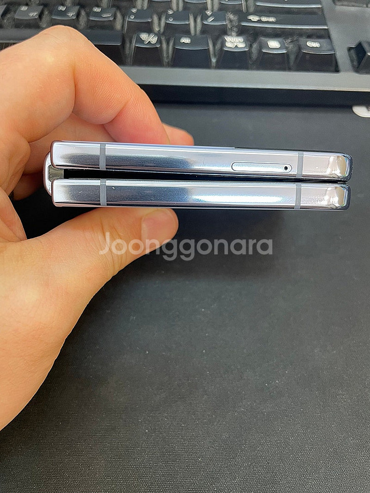 갤럭시Z플립4 블루 256GB 무잔상 가성비좋은 중고1...--4