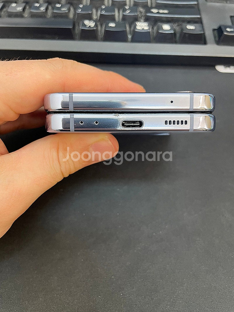 갤럭시Z플립4 블루 256GB 무잔상 가성비좋은 중고1...--5
