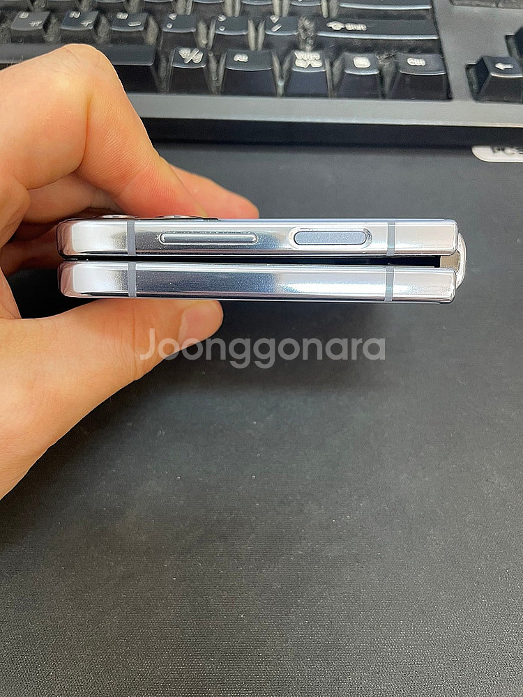 갤럭시Z플립4 블루 256GB 무잔상 가성비좋은 중고1...--6
