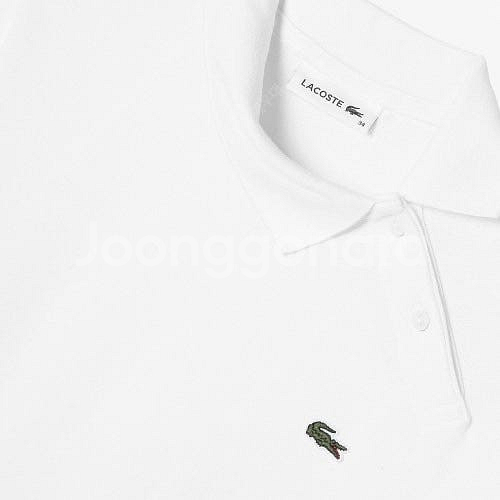 [34] 라코스테 가오리 사선 카라 폴로 반팔--6