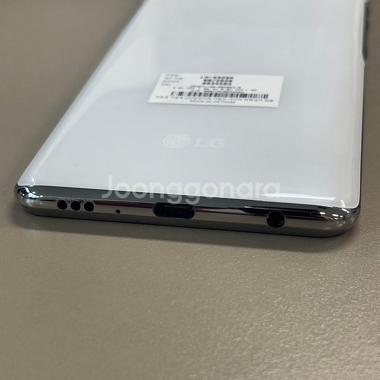 LG Q92 화이트색상 128용량 SSS급 미파손 무잔...--4